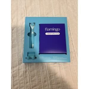 Flamingo by Harry's Moisture Plus Razor Set 9 Cartridges + 1 Handle